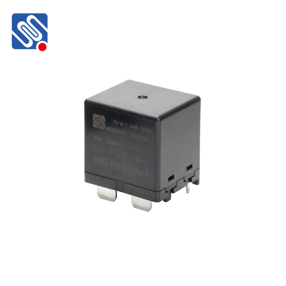 Meishuo ME101 90A 12VDC 320VAC 4-Pin Power Relay High Power Electronic Relay for Wholesale