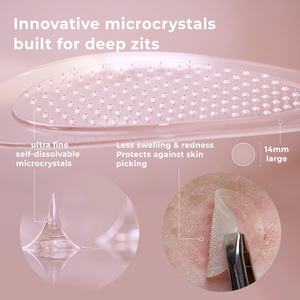 Patch anti-imperfections à micro-aiguilles ultra-fin et invisible, patch pour le soin de la peau du visage, protection douce de la peau - Product Image 3