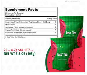 For <strong>Iaso</strong> Fresh Green <strong>Tea</strong> (Watermelon) in Bulk Box or Sachet Packaging Detox Slimming Herbal Instant <strong>Tea</strong> Bag Specialty Health <strong>Tea</strong> - Product Image 2