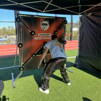 Machine de jeu de réaction rapide interactive pour intérieur et extérieur, stand de jeu de carnaval, défi chronométré, salons professionnels, activation de marque