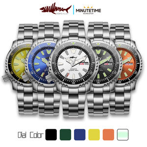 Montre de plongée automatique Heimdallr, entièrement lumineuse, étanche à 200 m, verre saphir, acier inoxydable, montre mécanique à bracelet - Product Image 2