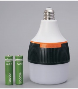 مصباح طوارئ قابل لإعادة الشحن مع بطاريات، إضاءة LED بقوة 30 واط - Product Image 5