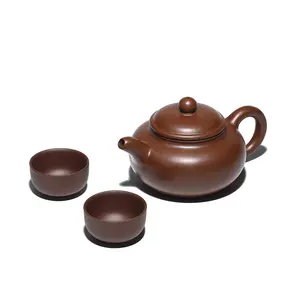 Handmade Large 640ml Kongfu Tea Set Xishi Pot Yixing Terracotta Clay Tea Pot