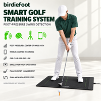 Système d'entraînement de golf intelligent : Tapis de pression et kit caméra haute vitesse pour l'entraînement de golf en intérieur avec données complètes du swing