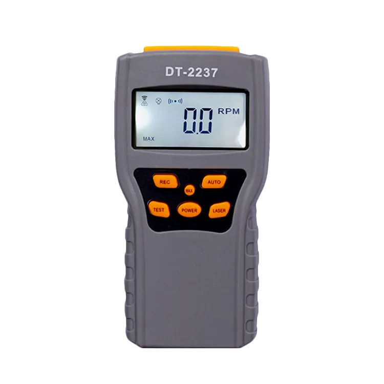 Laser Digital Tachometer Pengukur Ketebalan CE OEM Alat Ukur Kristal Kuarsa Otomatis 5 Digit, 18MM (0.7 ") 6F22 9V TONY