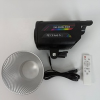 Kit d'éclairage continu pour diffusion en direct 150W COB RGB Premium avec réflecteur standard CRI 95 Température de couleur réglable 3200-7000K
