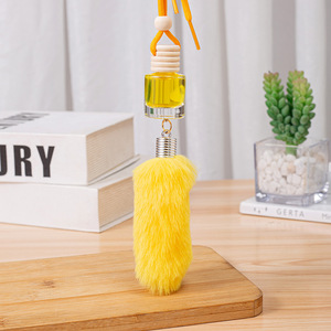Luxury Hanging Tassel Car Air Freshener 8ml Glass Essential Oil <b>Diffuser</b> <b>Bottle</b> Perfume Pendant Rearview Mirror Aromatherapy - Product Image 5