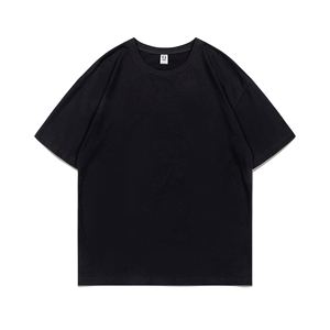 Design Design Custom Logo Summer Short Sleeve Men's T-<b>Shirt</b> Pure Cotton Loose Top in Solid Color for Promotional Use - Product Image 2