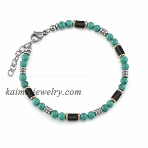 Vendita di Prodotti Della Pietra Preziosa Del Turchese <span class=keywords><strong>Uomo</strong></span> Rose Gold Buddha Bracciale <span class=keywords><strong>Rosario</strong></span> - Product Image 1