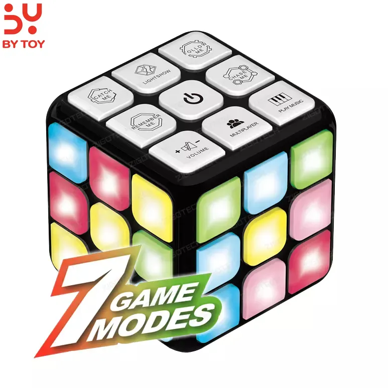 Handheld Electronic Puzzle Game Cube Memory Brain Training Toys Cubo magico Educational Flashing Musical Cube For Kids Adults