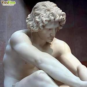 Estatua de Mármol de Tamaño Real 'Desesperación', Escultura Clásica de Figura Masculina - Product Image 3