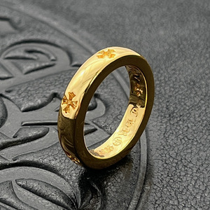 Anillo de cruz retro de tungsteno electrochapado en oro Chaoxuan Crowds' Heart para parejas, con diseño avanzado y personalidad para hombres y mujeres - Product Image 2
