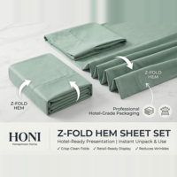 Ensemble de literie HONI en polyester respirant et hypoallergénique, certifié OEKO-TEX, 6 pièces, vente en gros, source mondiale
