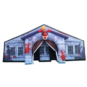 Envío a Domicilio, Laberinto Inflable Gigante de 15x10m para Halloween, Casa Embrujada Personalizada con Temática de Circo, Habitación de Escape - Product Image 1