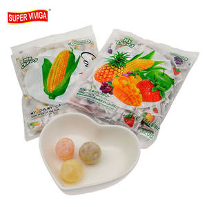 Bonbons gélifiés multi-fruits en gros, bonbons gélifiés en forme de boule, bonbons exotiques en vrac, bonbons et sucreries - Product Image 1