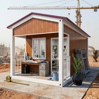 Maisonnette modulaire préfabriquée personnalisée avec balcon pour camp de construction et hébergement temporaire