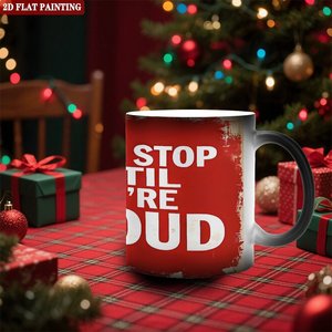 Mug à sublimation vierge 11oz en céramique, tasse magique activée par la chaleur, noir givré, spécial pour les amateurs de bricolage - Product Image 2