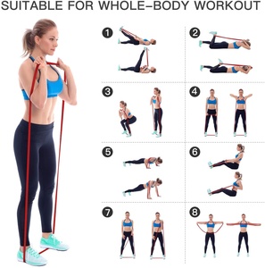 Rất nhẹ 8-15lbs Hot Bán đen dày tập thể dục Yoga glute ban nhạc phòng tập thể dục tập thể dục chiến lợi phẩm kháng ban nhạc <span class=keywords><strong>Exerciser</strong></span> ban nhạc đàn hồi - Product Image 2