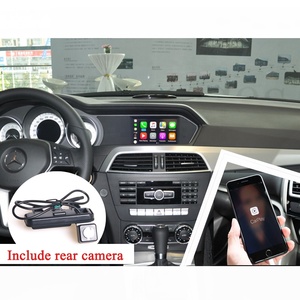 Interface vidéo CarPlay sans fil W204 pour Mercedes Classe A, B, C, E, GLK, GLA, ML, NTG4.5, système de recul avec caméra de recul - Product Image 1