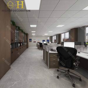 <span class=keywords><strong>Bureau</strong></span> d'ordinateur moderne Ensemble table et chaises en bois Mobilier de salle de réunion Design - Product Image 5