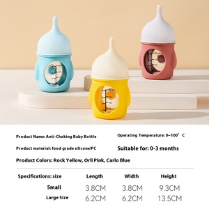 New chống nghẹt thở Bionic Silicone <span class=keywords><strong>Glass</strong></span> pet chai Dog Nguồn cung cấp cho trẻ sơ sinh con chó và mèo con rắn mô hình PP chất liệu - Product Image 5