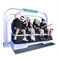 Console de jeu VR tout-en-un 9D, équipement de réalité virtuelle somatosensorielle, expérience de simulation double, métal, grand format intérieur