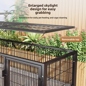 Heavy Duty Outdoor <strong>Chicken</strong> <strong>Coop</strong> with Egg Tray Galvanized Poultry Cage for Quail Duck Pigeon <strong>Small</strong> Animal Aviary - Product Image 3