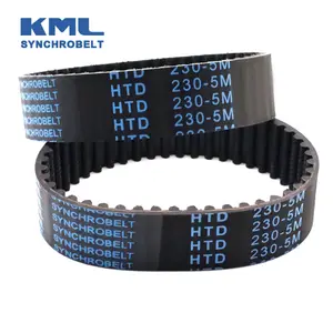 HTD 5M High-Quality Rubber Timing Belt Perimeter 175/180/185/200/205/210/215/220/225/230/235/250/260mm Width 10/15/20/25/30/40mm
