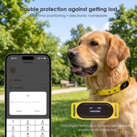 Pelacak GPS Anjing Pintar Pelacakan Waktu Nyata Baterai Tahan Lama 3 Tahun Tahan Air IPX6 Kompatibel 4G 5G Android IOS