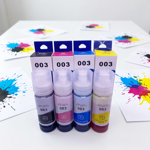 Encre de recharge à base d'eau 70 ml pour imprimantes numériques Epson séries L3110 L3150 - Product Image 3