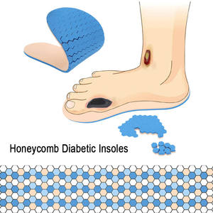 Sol Sepatu Medis Perawatan Kaki, Bantalan Nyaman EVA Sarang Lebah, Sol Anti Tekanan untuk Kaki Bengkak dan Ulser - Product Image 6