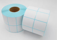 Étiquettes thermiques directes en gros, rouleaux d'étiquettes autocollantes en papier avec colle thermofusible