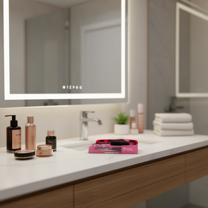 MNJ Hair Brush Pink 12Pcs Set For Styling And Detangling - Product Image 2