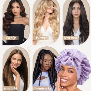 <span class=keywords><strong>Bonnet</strong></span> de nuit en <span class=keywords><strong>satin</strong></span> noir et rose à large bord avec logo personnalisé pour le soin des <span class=keywords><strong>cheveux</strong></span>, <span class=keywords><strong>bonnet</strong></span> de sommeil en soie, <span class=keywords><strong>bonnet</strong></span> de nuit enveloppant - Product Image 5