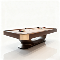 Table de billard de luxe 9 pieds en bois massif, personnalisée en usine, qualité supérieure, design standard, ardoise de tournoi, durable
