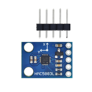 Módulo <span class=keywords><strong>de</strong></span> <span class=keywords><strong>sensor</strong></span> <span class=keywords><strong>de</strong></span> magnetómetro <span class=keywords><strong>de</strong></span> brújula <span class=keywords><strong>de</strong></span> triple eje QMC5883L <span class=keywords><strong>de</strong></span> 3V-5V, módulo <span class=keywords><strong>de</strong></span> <span class=keywords><strong>campo</strong></span> magnético <span class=keywords><strong>de</strong></span> tres ejes para <span class=keywords><strong>Arduino</strong></span>, 2 unidades - Product Image 1