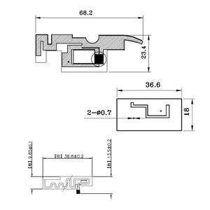 ถุงมือ <span class=keywords><strong>VR</strong></span> สำหรับอุปกรณ์สวมใส่อัจฉริยะคลื่นความถี่2.4G 5.8G เสาอากาศ PCB แบบฝัง - Product Image 4
