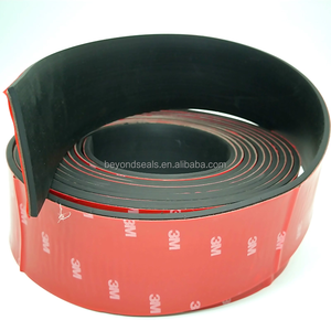 Strip segel profil persegi panjang kustom Strip karet penyegel silikon EPDM buna-n temperatur tinggi - Product Image 5