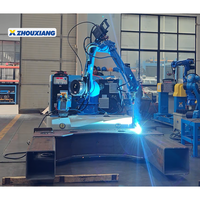 Carros Robóticos de Soldadura Móviles AGV Inteligentes Zhouxiang, Precio del Robot de Soldadura de Vigas de Acero