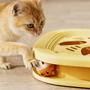 Jouet interactif amusant pour chat, jouet d'auto-entretenissement pour chat, distributeur de friandises à alimentation lente, jouet tournant pour animaux de compagnie - Product Image 5