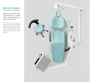 Fauteuil <span class=keywords><strong>dentaire</strong></span> DTC-325, tabouret médical réglable, style moderne, fauteuil d'assistant dentiste/médecin pour hôpital et école - Product Image 1