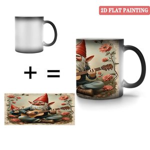 Frosted Black <b>Ceramic</b> Mug 11oz Sublimation Heat Activated <b>Cup</b> For Custom Design Printing - Product Image 4