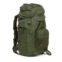 Sac à dos tactique sportif personnalisé camouflage 40L en Oxford avec fermeture éclair et fermoir, bretelles rembourrées, housse de pluie imperméable