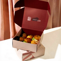 Emballage Cadeau Boîtes en papier Biscuits Pâturage Chocolat Cupcake Boulangerie Boîte à gâteaux, Biscuits Desserts Cuisson Donuts Emballage