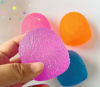 Jouet anti-stress souple en TPR, simulation pêche, sucre malté, personnalisable, croustillant, à récupération lente, couleur assortie, vente en gros
