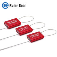 REC104 Scellé de sécurité pour conteneurs, scellé de câble anti-effraction, scellé de câble réglable, scellé de câble pour la sécurité des marchandises