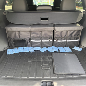 Organizador universal para maletero de coche SUV, caja de almacenamiento plegable con múltiples compartimentos, caja de almacenamiento para maletero de coche - Product Image 2