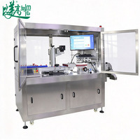Machine de marquage laser pour capuchons en plastique, double face, avec code GS1, contrôle visuel en ligne, rejet des produits défectueux, encodage alphanumérique spécial 9 grilles