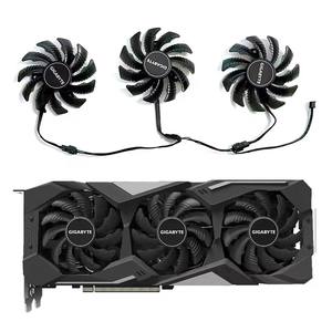 Remplacement de ventilateur refroidisseur Radeon RX5700 pour <span class=keywords><strong>Gigabyte</strong></span> <span class=keywords><strong>RX</strong></span> 5500 5600 <span class=keywords><strong>5700</strong></span> <span class=keywords><strong>XT</strong></span> refroidissement de carte vidéo graphique PLD08010S12HH - Product Image 1