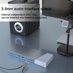 Estación de acoplamiento 16 en 1 para ordenador portátil, USB-C, Triple Monitor, USB-A, 4K @ 60hz, DisplayLink, para <span class=keywords><strong>MacBook</strong></span> <span class=keywords><strong>Pro</strong></span> Air <span class=keywords><strong>M1</strong></span> M2, Dell, HP - Product Image 3